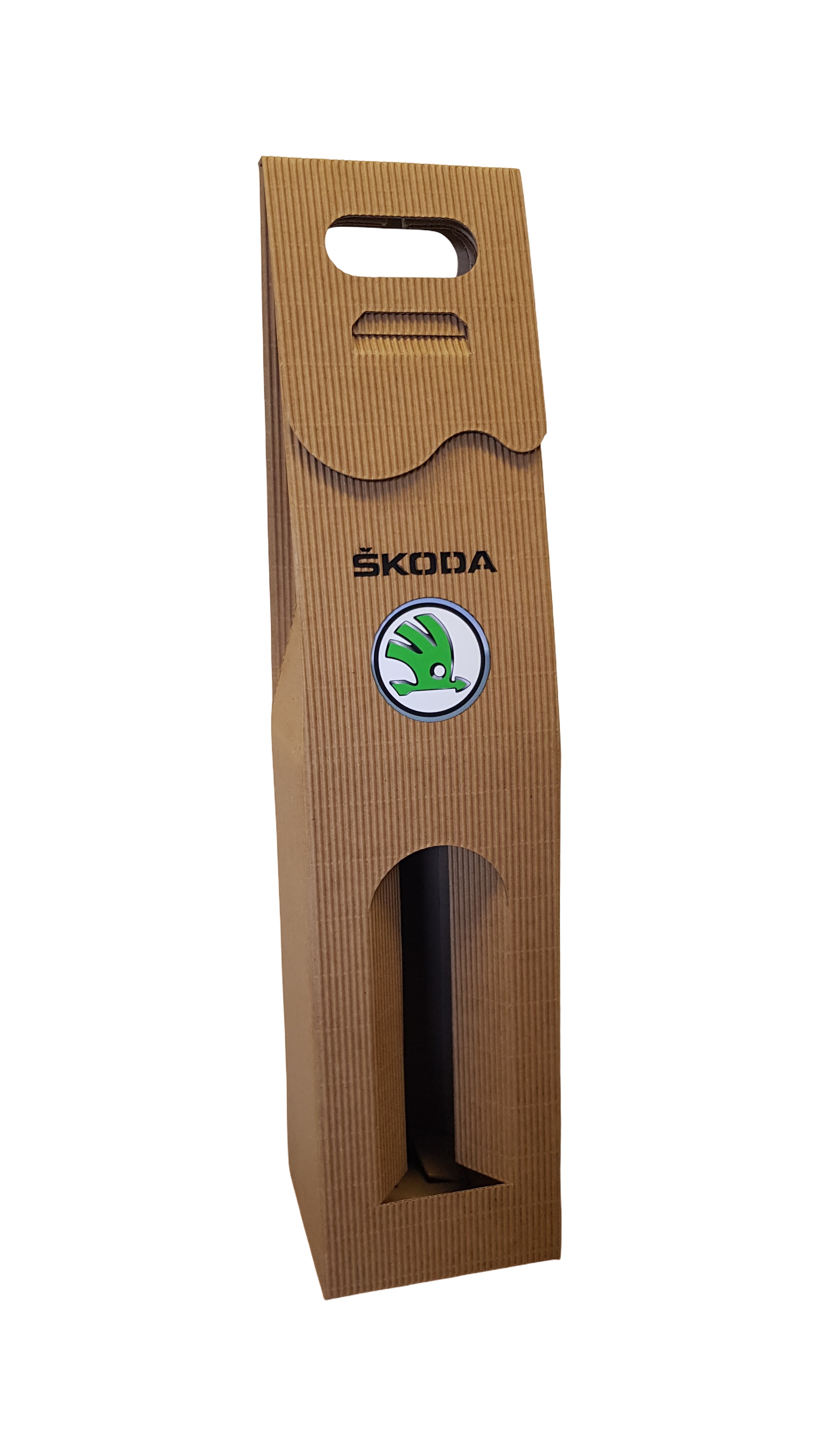 pudełko eco z kolorowym logo